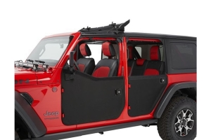 Bestop Full Fabric Rear Doors, 2-Piece - Black Diamond - JT/JL 4Dr