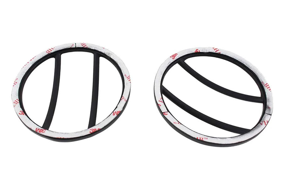 Kentrol Black Front Marker Covers Pair - Black Powder Coat - JK