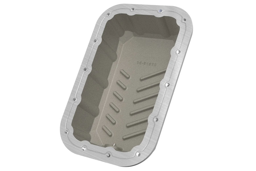 aFe POWER Pro Series Engine Oil Pan Black w/ Machined Fins - JK 3.6L
