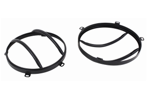 Kentrol Euro Headlight Guard Set - Textured Black  - JK 