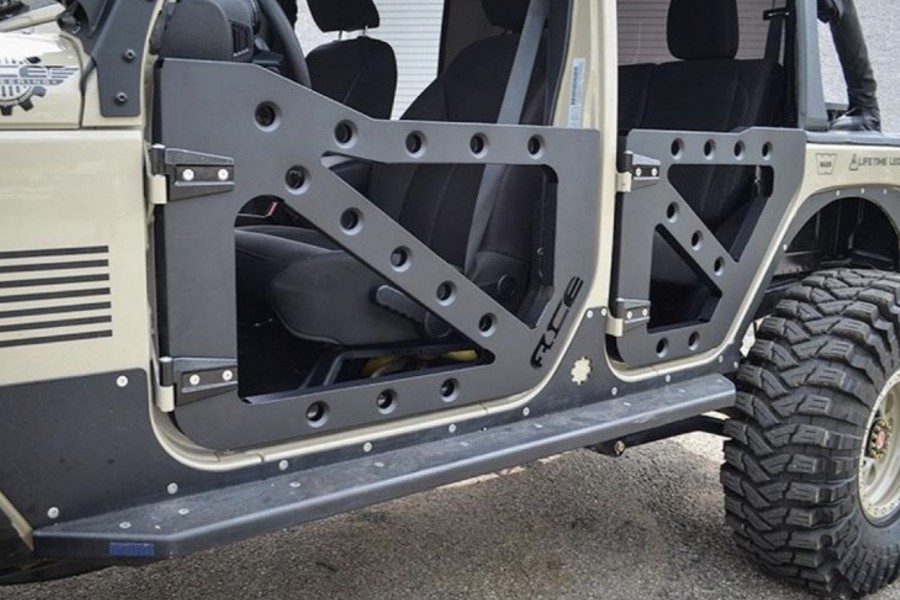 Ace Engineering Trail Door Kit, Front and Rear, Bare - JK 4dr