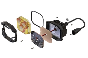 Morimoto 4Banger Surface-Mount Kit NCS, Yellow Spot Beam