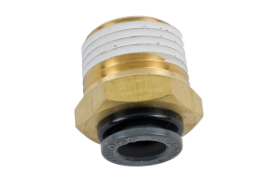AccuAir Suspension Straight Fitting (3/8in DOT/PTC - 1/2in NPT) 