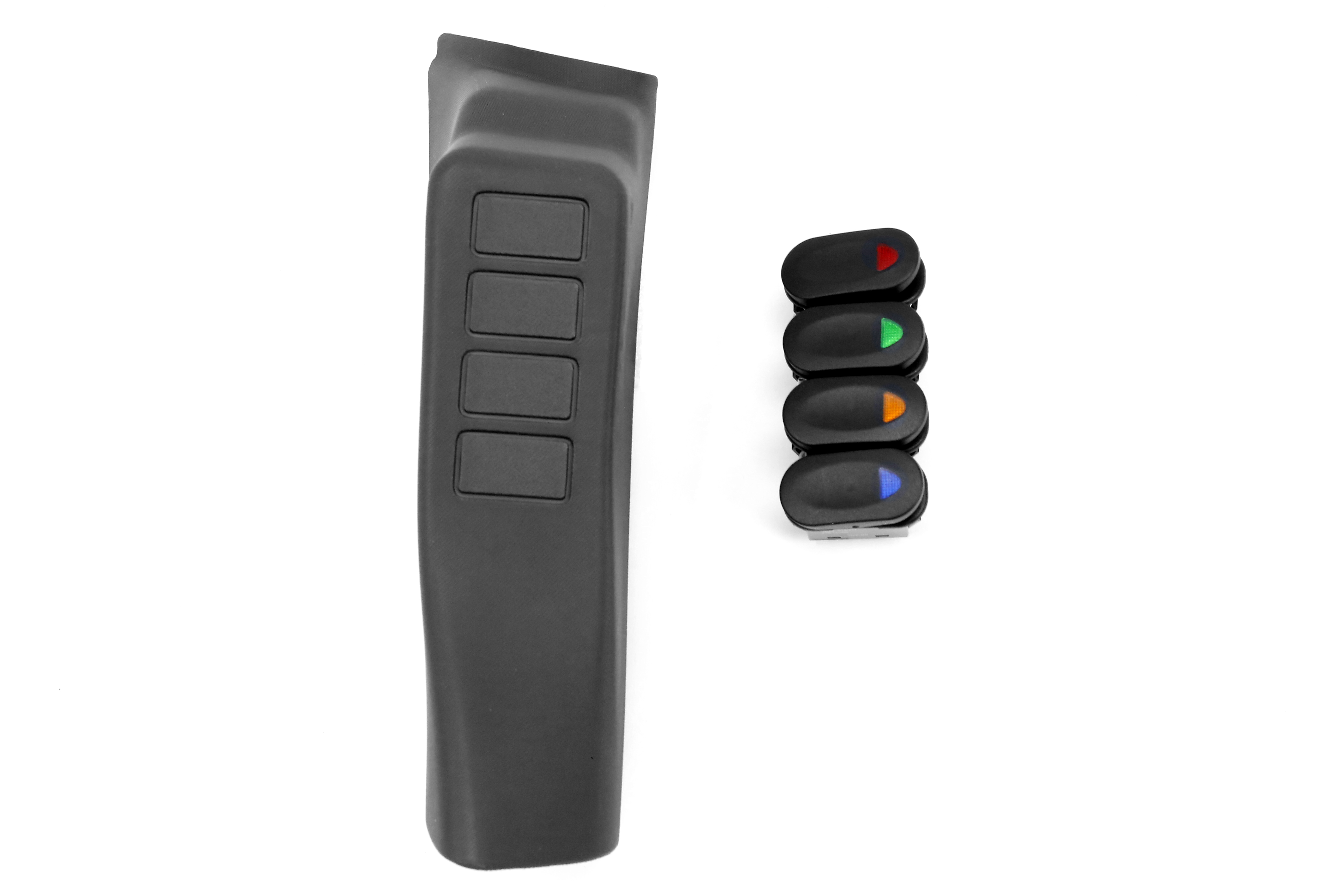 Rugged Ridge A-Pillar 4-Switch Pod w/Rocker Switches - JK