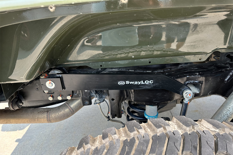 Off Road Only Rear SwayLOC Manual Lever Sway Bar - JT