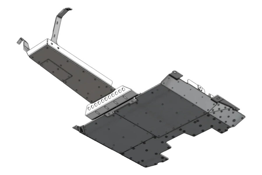 Next Venture Motorsports 7000-Series Aluminum Belly Skid Rockzilla - 2018-20 JL 3.6L