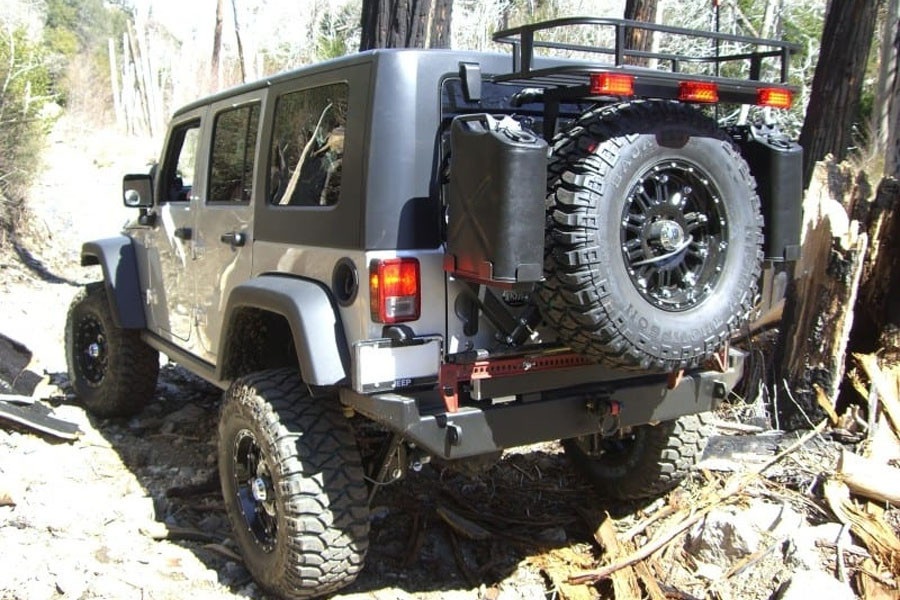 Rock Hard 4x4 Driver Side Left Tank Mount - JK/TJ/LJ/YJ/CJ