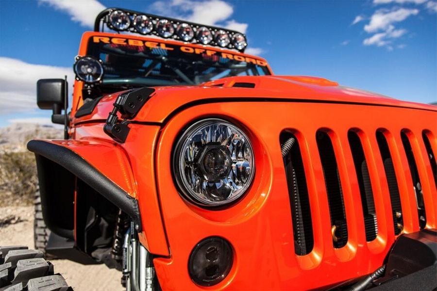 KC HiLiTES Gravity LED PRO 7in Headlight Pair - JK