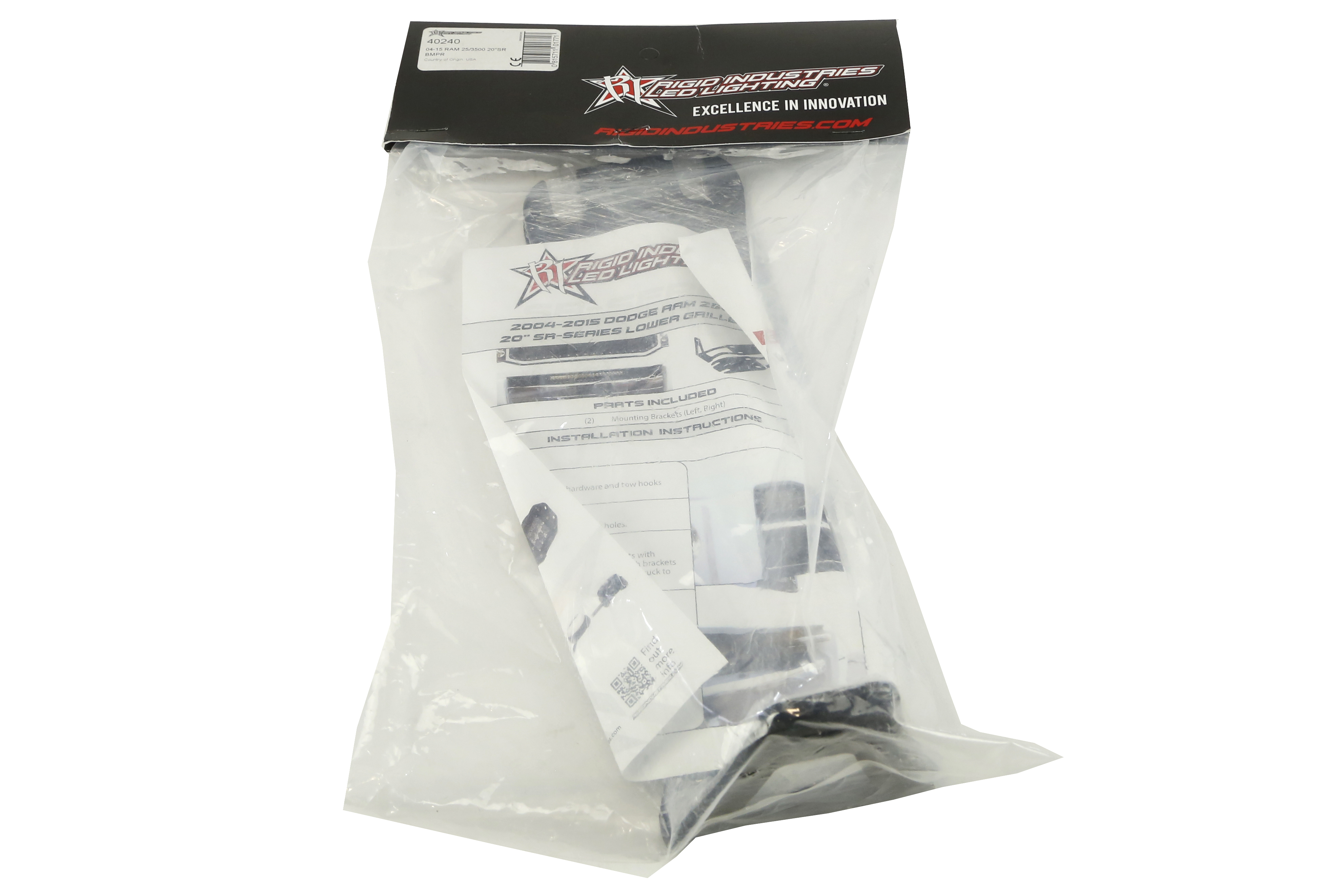 Rigid Industries LED Bumper Mount - Dodge Ram