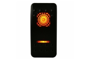 Bulldog Winch Rocker Switch ON/OFF 5-Pin, Amber