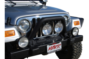 MBRP Front Light Bar/Grill Guard System Black Coated - TJ/LJ