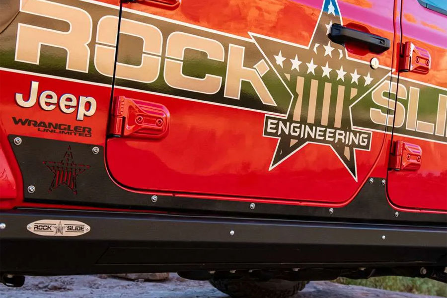 Rock Slide Engineering Step Slider Rocker Guards - JL 4DR