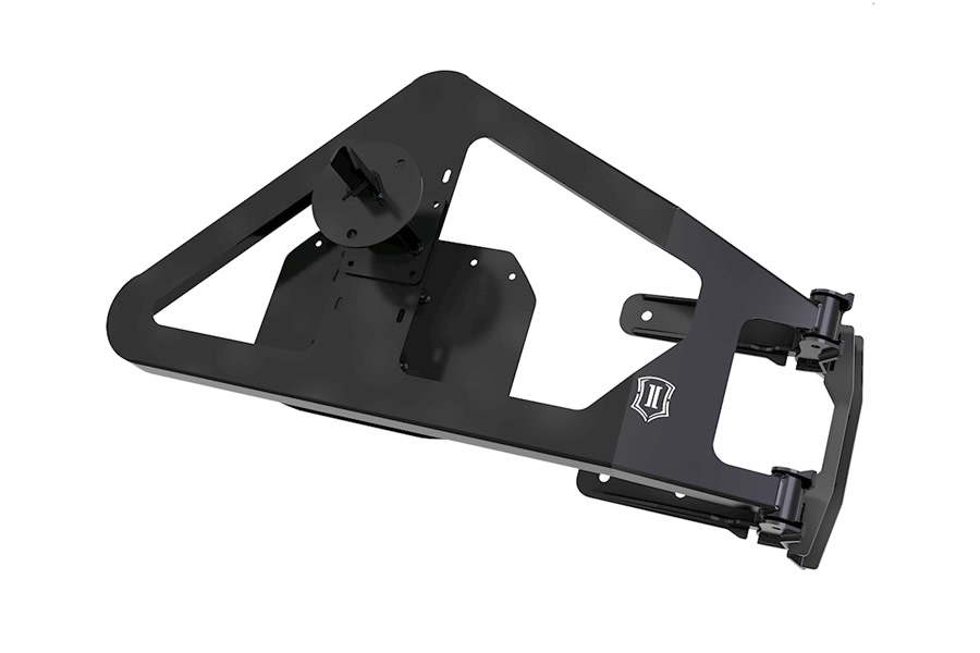 Icon Vehicle Dynamics Pro Series Body Mount Tire Carrier - JL