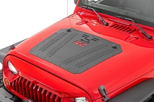 Rough Country Hood Louver - Black - JK