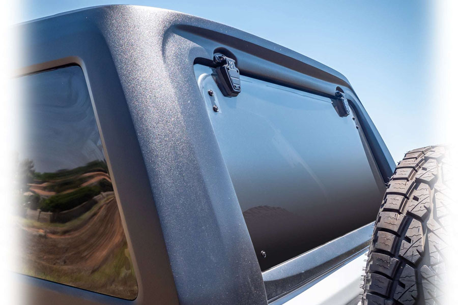 Turn Offroad Fastback Hard Top, White Gel Coat w/ Insulated Black Foam Headliner - JL 4DR