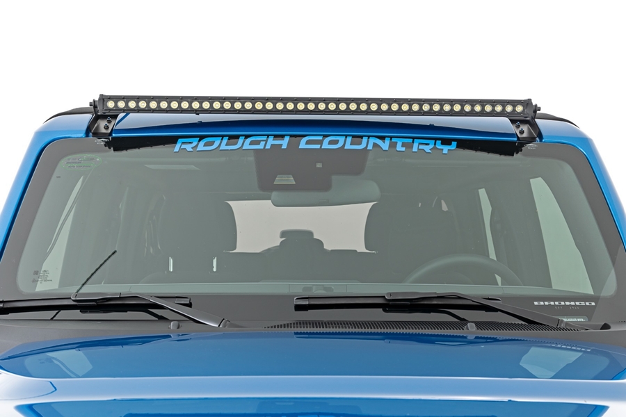 Rough Country 40in Upper Windshield LED Light Kit - Bronco 2021+