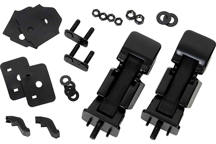 Kentrol Hood Kit - Black Powder Coat - JK