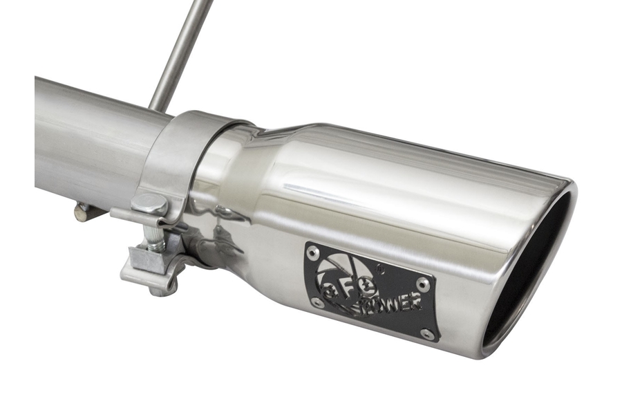 AFE Power Rebel Series 2.5in Cat-Back Exhaust System w/ Polished Tip  - JK