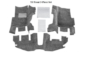 Bedrug 3-Piece Front Floor Liner Kit - TJ