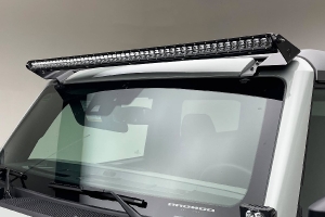 ZROADZ Front Roof LED Straight Single Row Slim Light Bar Kit - 50inch - Bronco 2021+