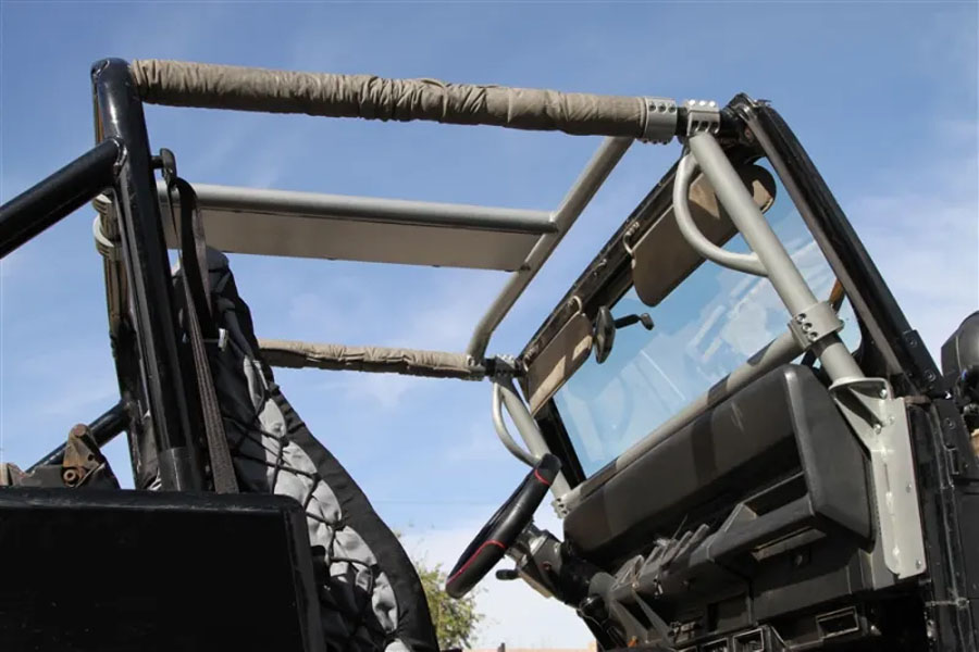 Rock Hard 4x4 Complete Front Bolt-In Ultimate Sport Cage - Bare - YJ