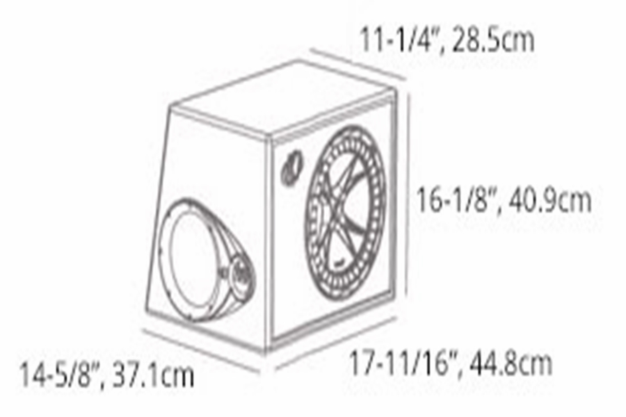 Kicker Comp 12-Inch Subwoofer Enclosure 