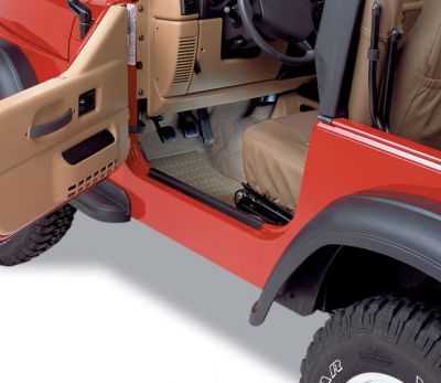 Bestop HighRock 4x4 Door Entry Guards Black - TJ/LJ