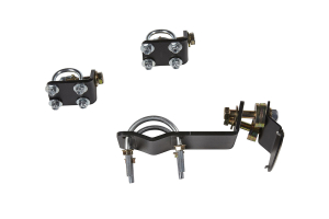 Rubicon Express Dual Monotube Steering Stabilizer Bracket Kit  - JK