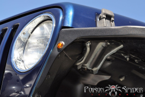 Poison Spyder DeFenders 3in Flare Front Set  - LJ/TJ