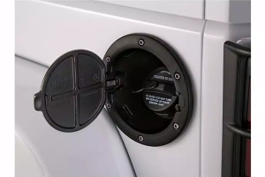 AMP Research Fuel Door - Black - JK