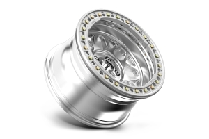 KMC Wheel KM235 Grenade Crawl Beadlock Wheel, 20x10 5x5 Offset Machined (-48mm) - JT/JL/JK