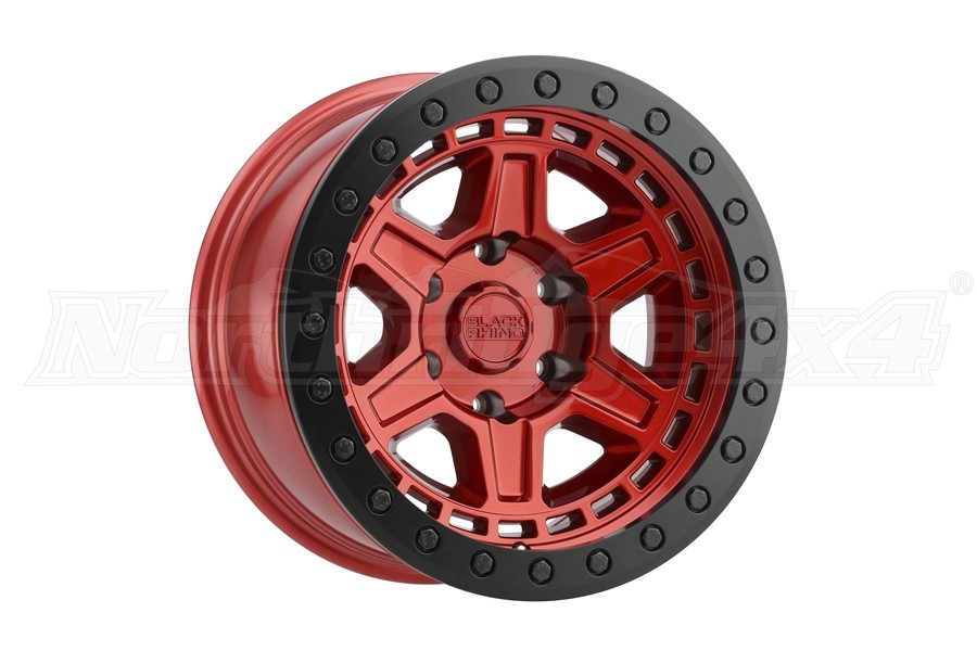 Black Rhino Reno Off Road Beadlock Wheel 17x85 5x5 Candy Red w Black