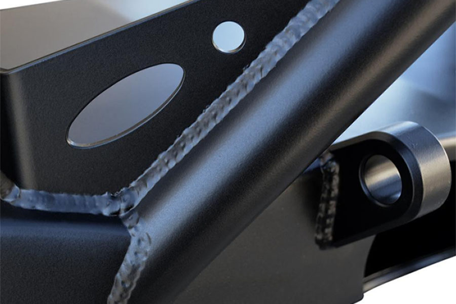 Poison Spyder Brawler Lite Front Bumper - Black - JK