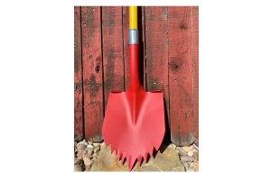Krazy Beaver Shovel Red Textured Head with Yellow Handle