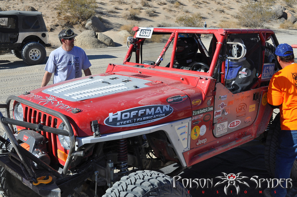 Poison Spyder DeFenders Negative Front Fenders Aluminum - LJ/TJ