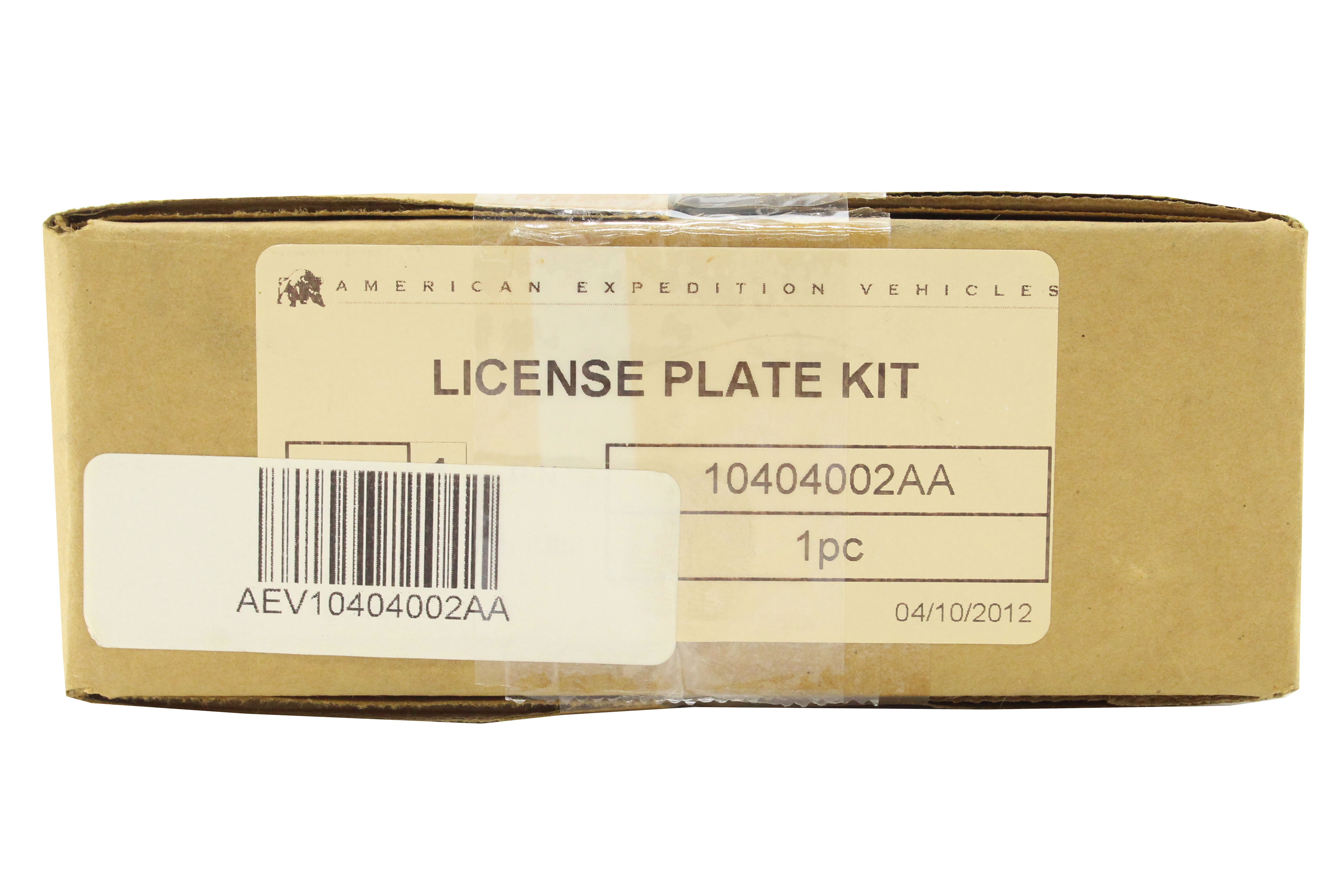 AEV Universal Front Bumper License Plate Mount