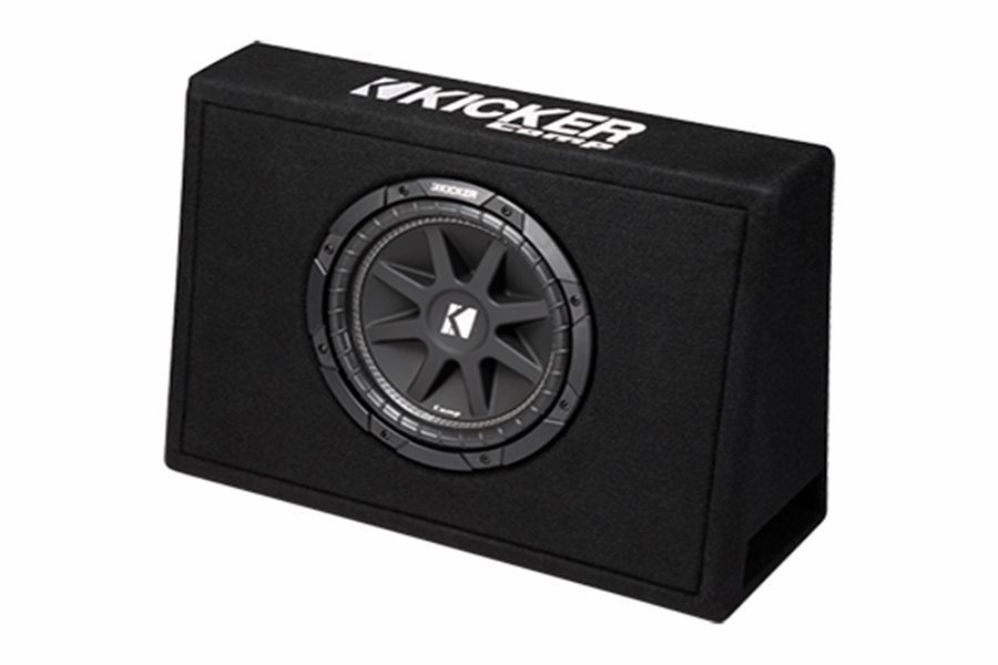 Kicker Single 10in Subwoofer Comp 4 Ohm Enclosure  