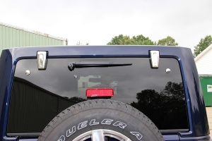 Kentrol Liftgate Hinge Overlay Set - Polished Silver  - JK