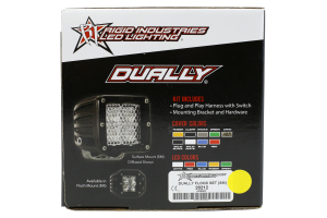 Rigid Industries Dually LED Lights Flood Amber