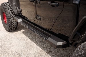 Road Armor Stealth Running Boards - Textured Black - JT