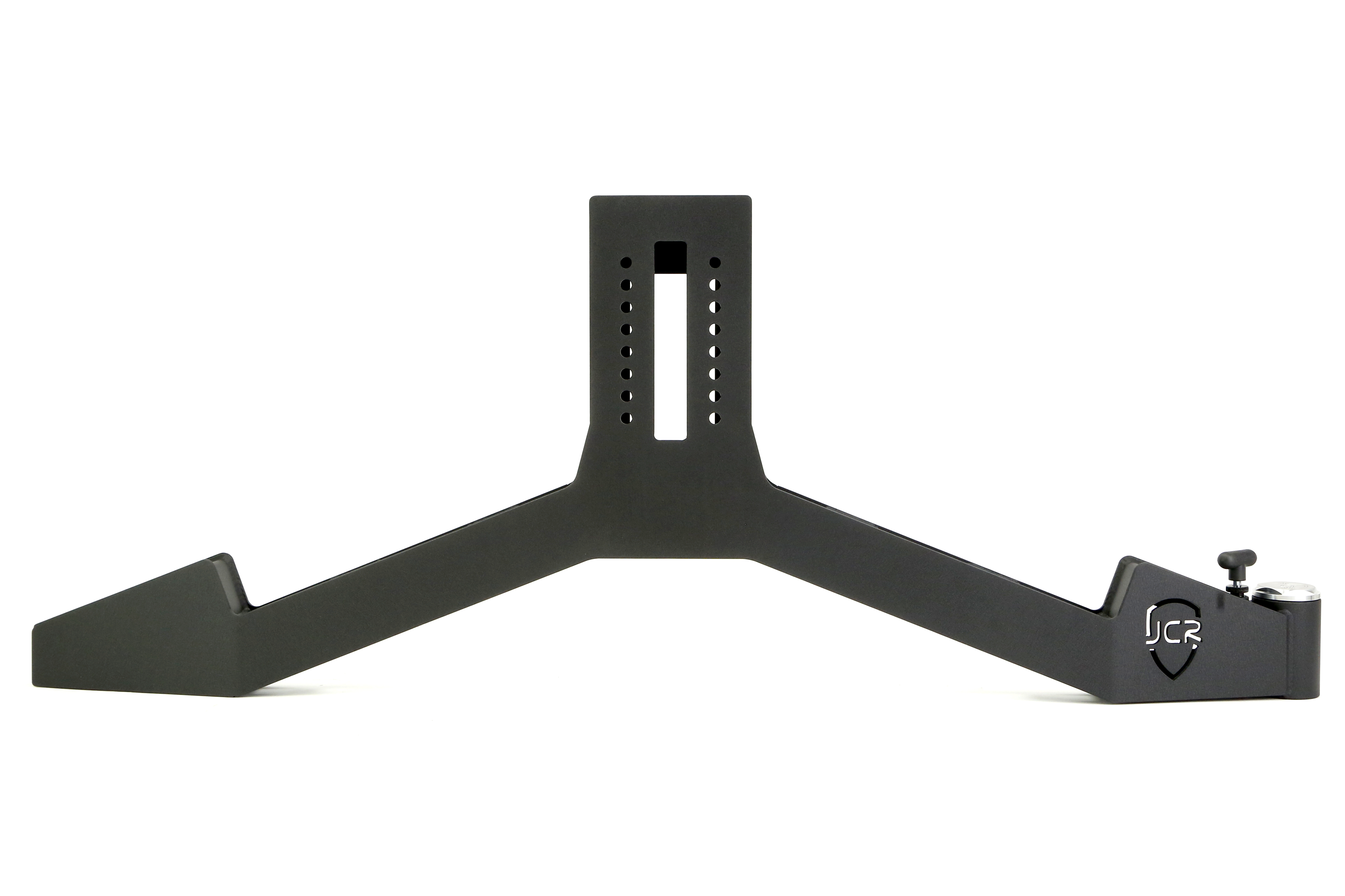 JCR Offroad Adventure Rear Bumper Tire Carrier Upper Black - XJ
