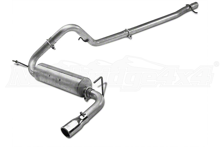 Jeep JK 2012+ MBRP Performance Series CatBack Exhaust System Aluminized Steel Jeep Rubicon