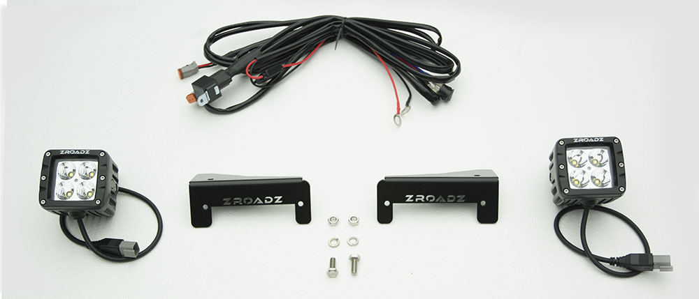 ZROADZ Tail Light Top LED Pod Mount Kit - JK
