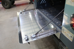 Motobilt Fold Down Aluminum Tailgate - Bare  - LJ/TJ/YJ/CJ