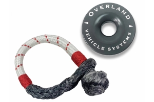 Overland Vehicle Systems Soft Shackle & Recovery Ring Combo Pack