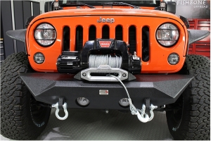 Fishbone Offroad Manowar Series Front Winch Bumper  - JK 