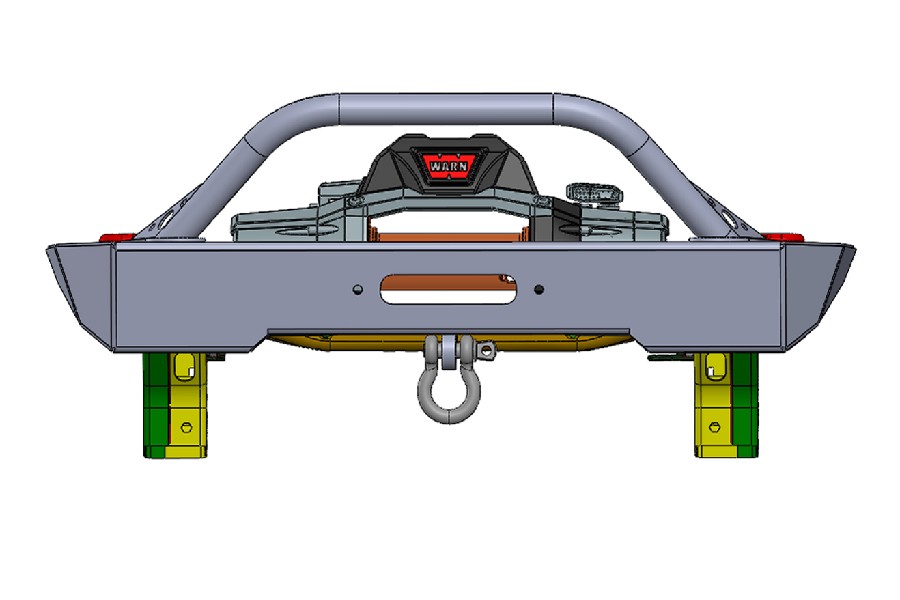 Savvy Offroad Krawler Lite Front Bumper Skin - Aluminum - JT/JL/JK