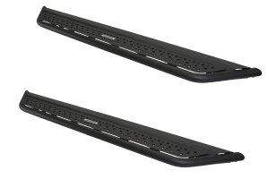 Go Rhino Dominator D6 Side Steps w/ Mounting Brackets - Black - JK 4Dr