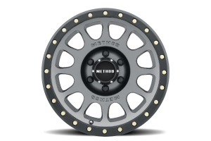 Method Race Wheels 305 NV Series Wheel 20x9 8x6.5 18mm Offset Titanium Matte Black Lip