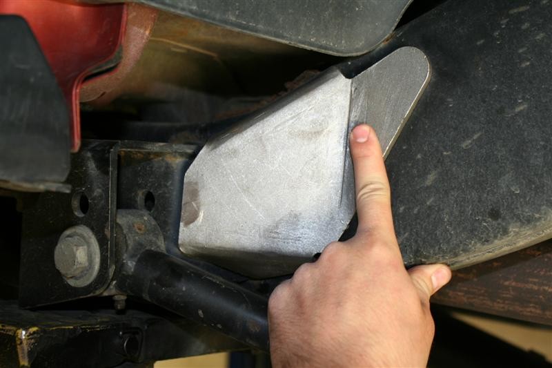 Teraflex Rear Long Arm Bracket Gusset Kit - Pair